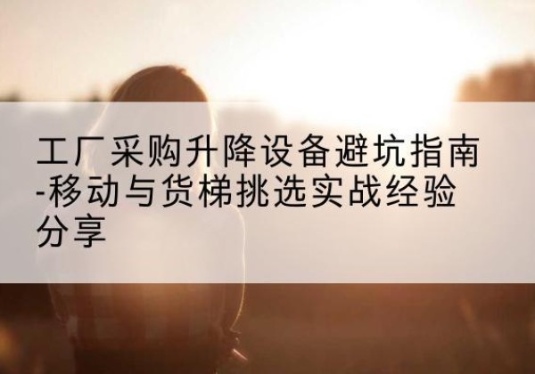 兴海移动式升降机怎么选-工厂采购升降设备避坑指南-移动与货梯挑选实战经验分享